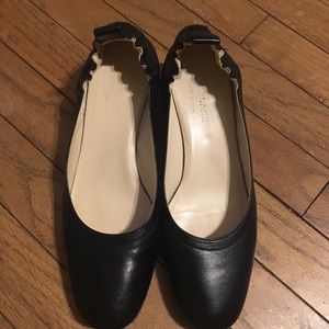 Like new Black leather Everlane day heel size 7.5